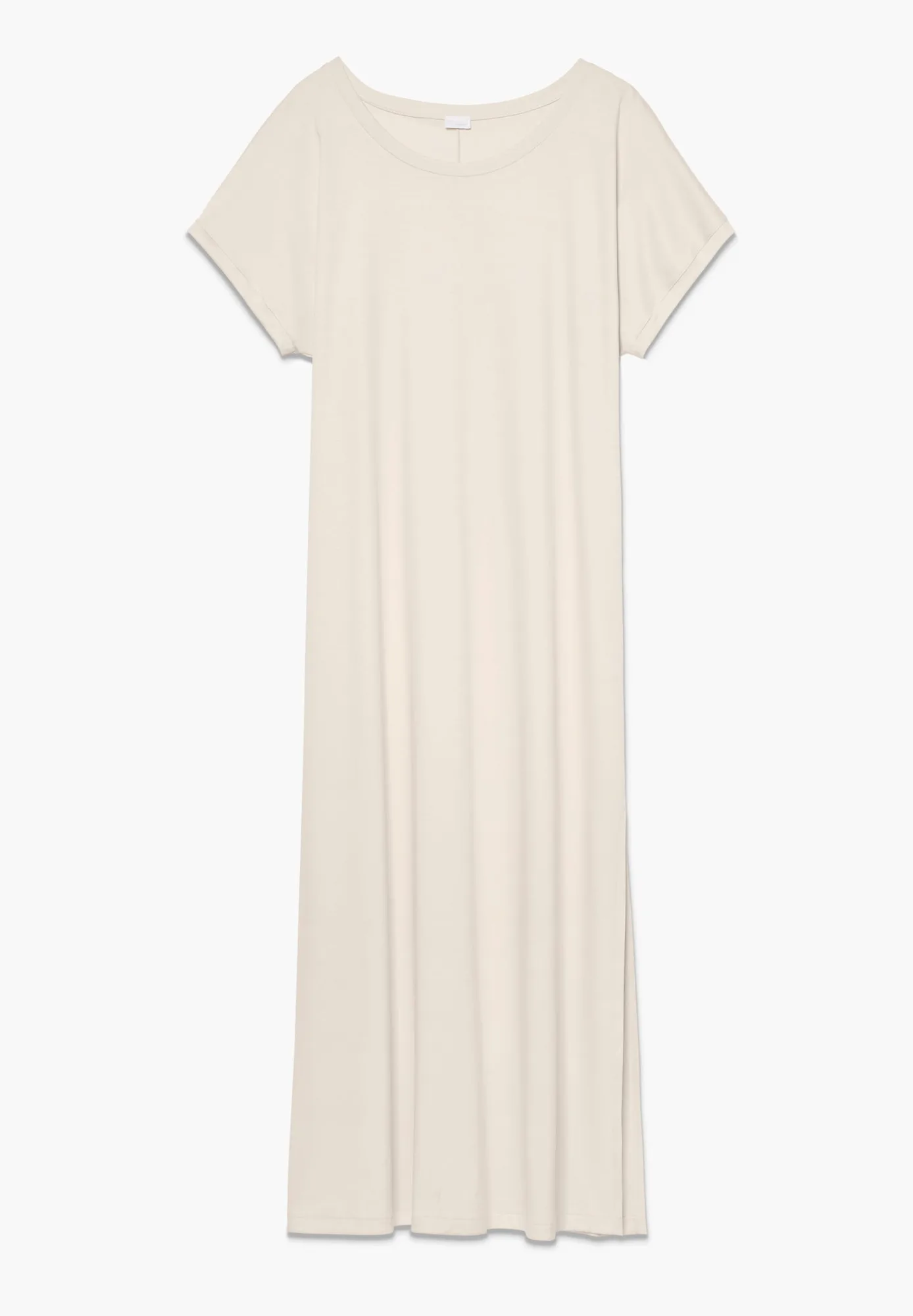 Sea Island | Langes Kleid kurzarm - travertin