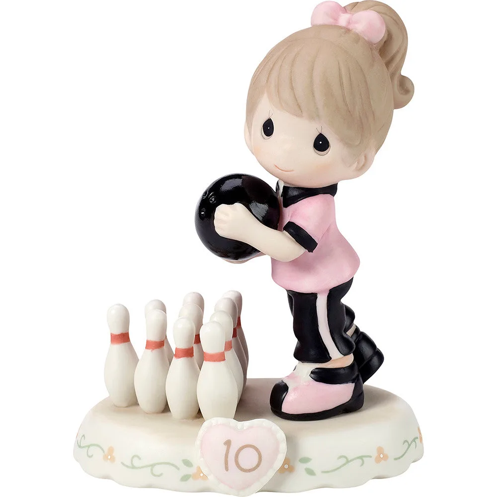 Crescere nella Grazia, Età 10, Figurina Bambina Castana