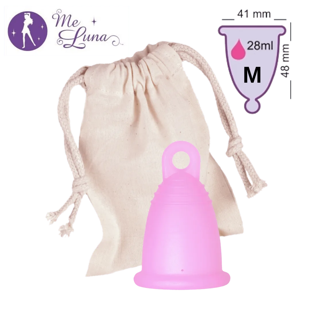SOFT Medium Me Luna Menstrual Cup - Ring Stem