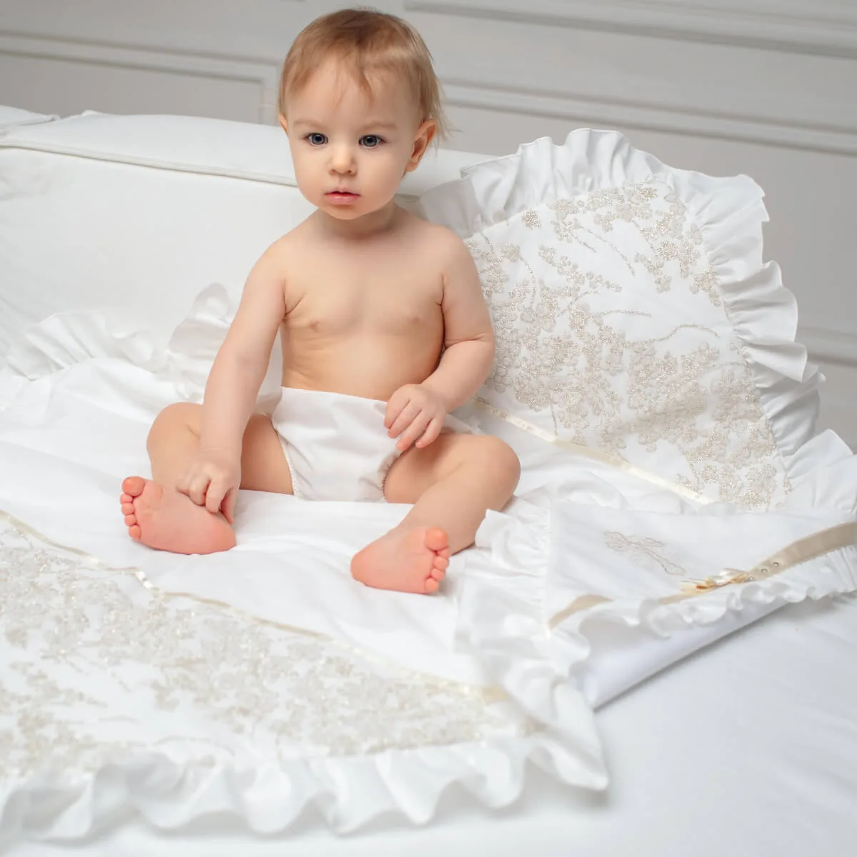VICTORIA Christening Blanket