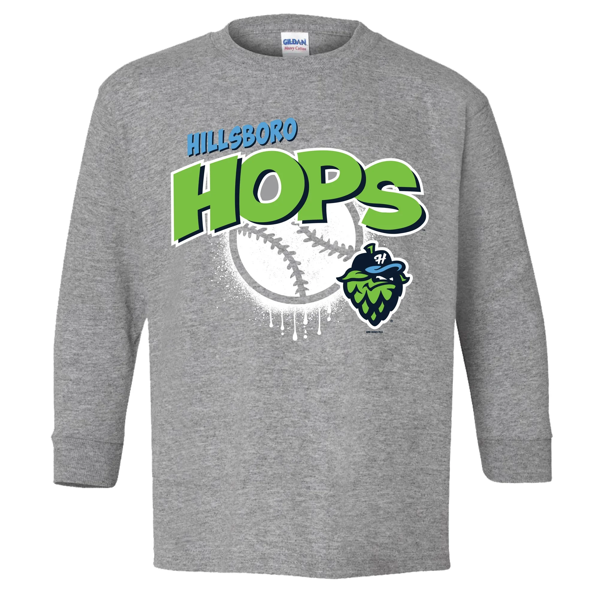 Bimm Ridder Youth Bowen Long Sleeve, Hillsboro Hops