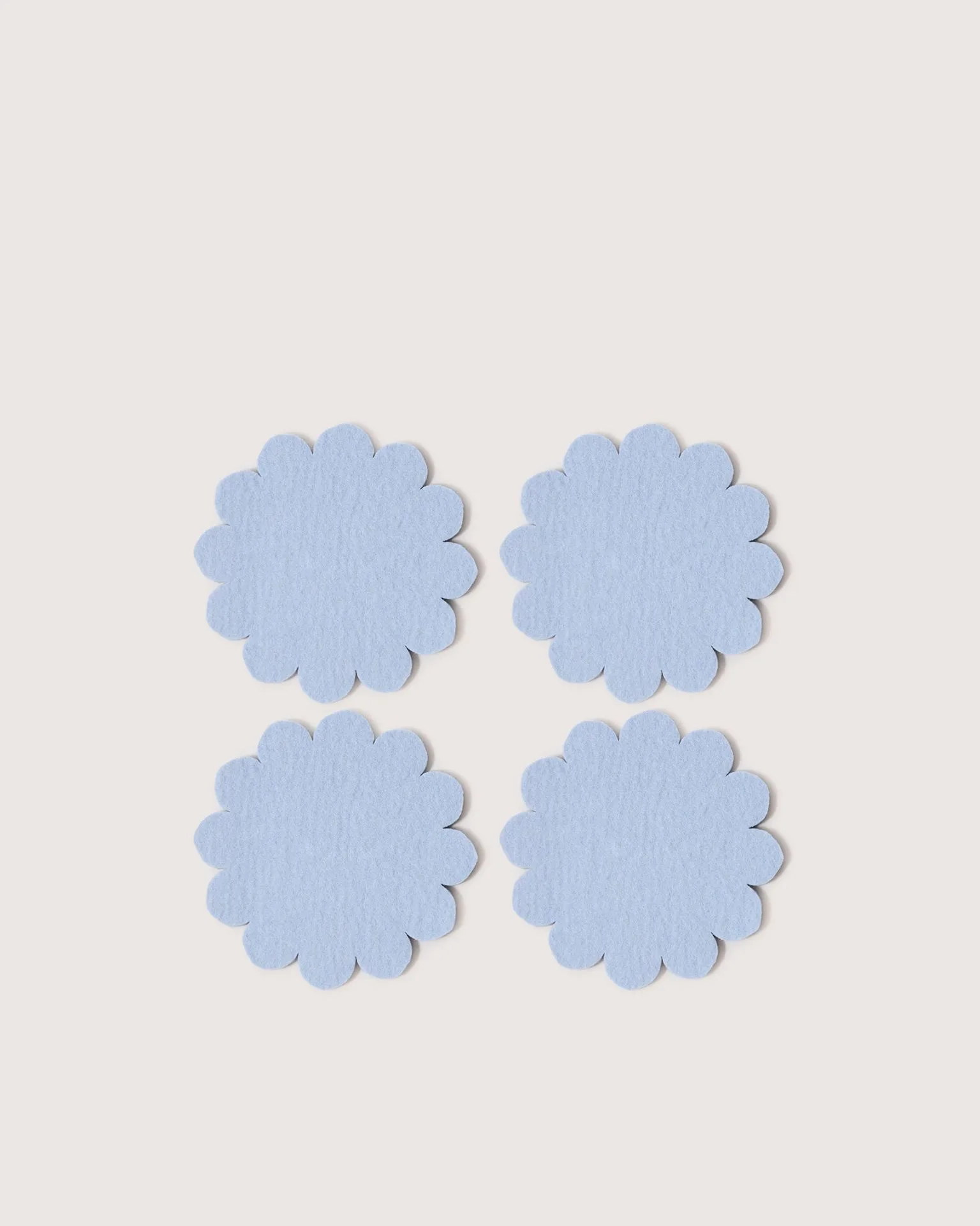 Crest Merino Wool Coaster Solid 4 Pack