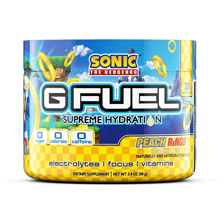 Sonic's Peach Rings Supreme Hydration