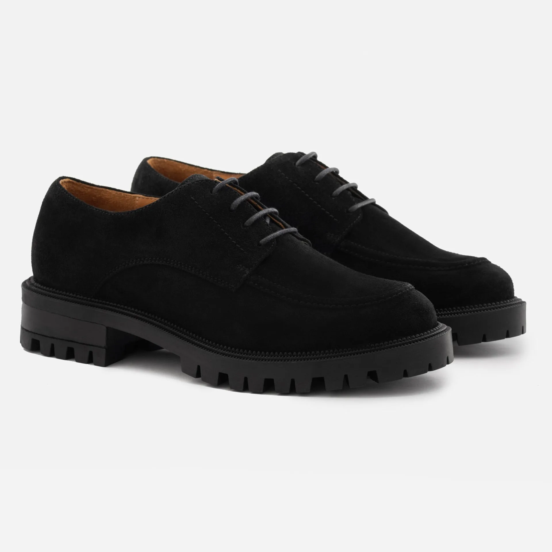 Emma Derby - Water Repellent Suede