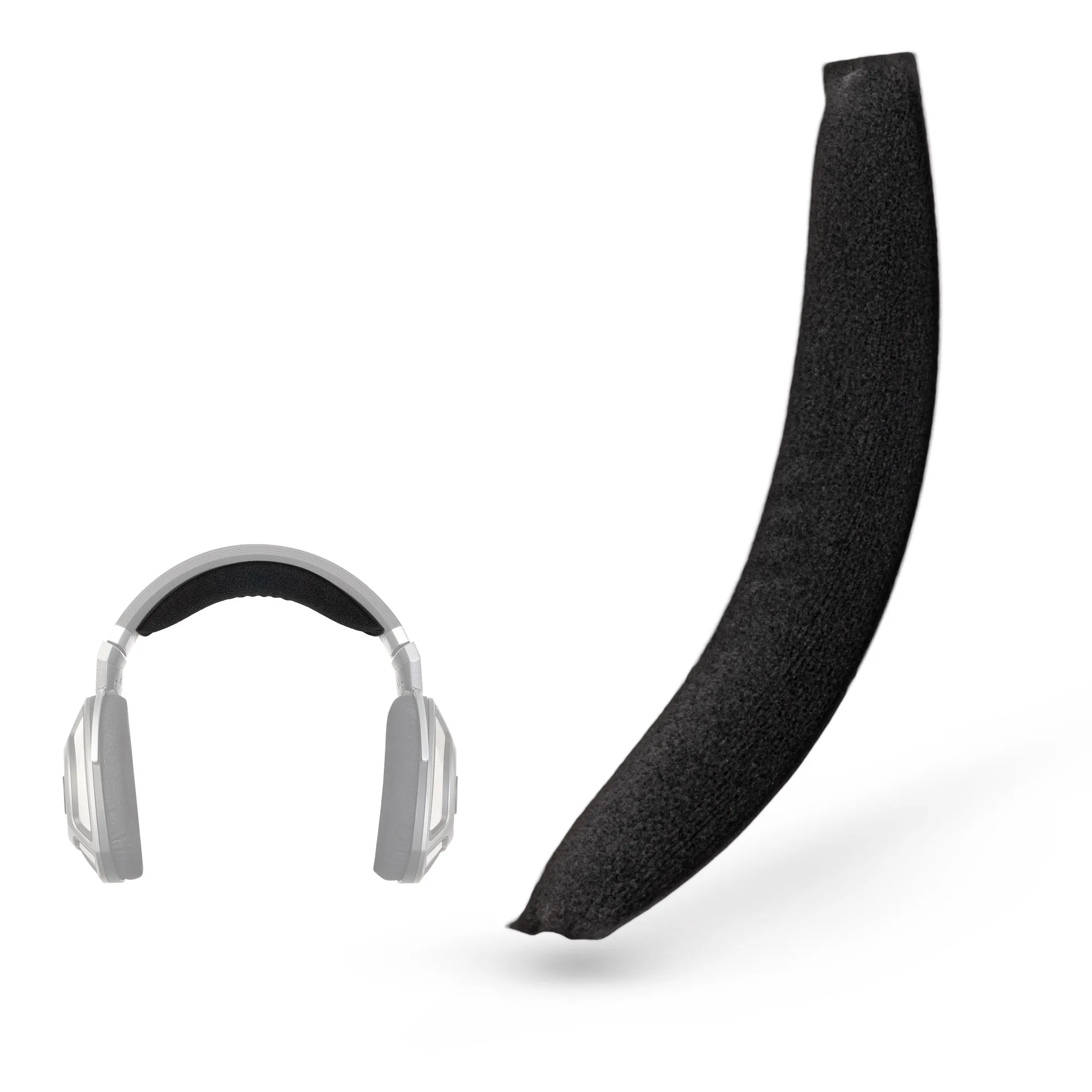 Replacement Soft Velour Headband for SENNHEISER HD700 Headphones - Headset Top Cushion Pad - Easy Slide-In Install, Restore Comfort & Fit