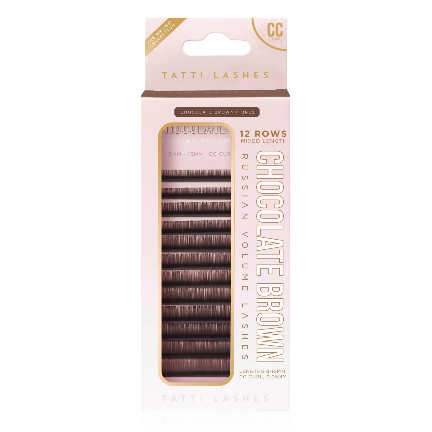 Chocolate Brown Mixed Lashes