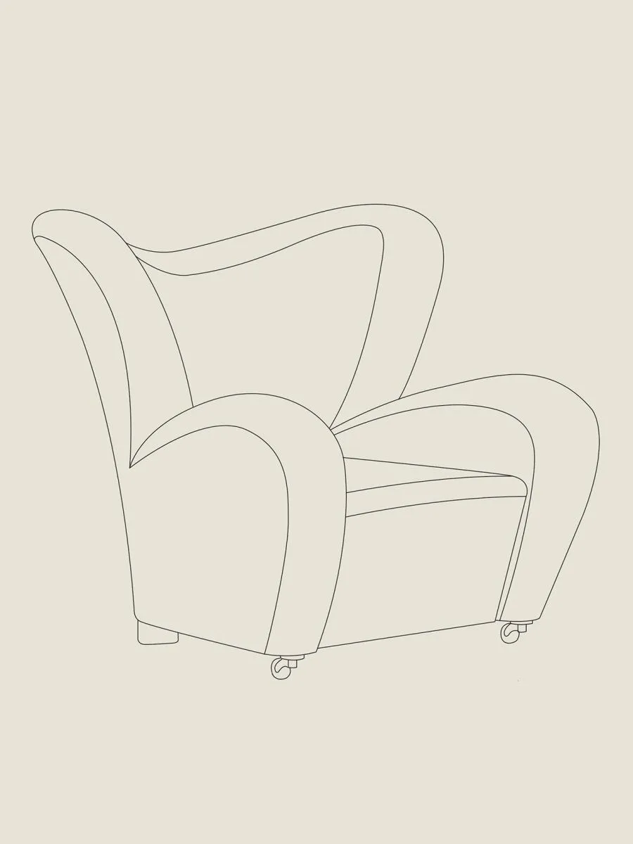 The Tired Man Lounge Chair - Custom