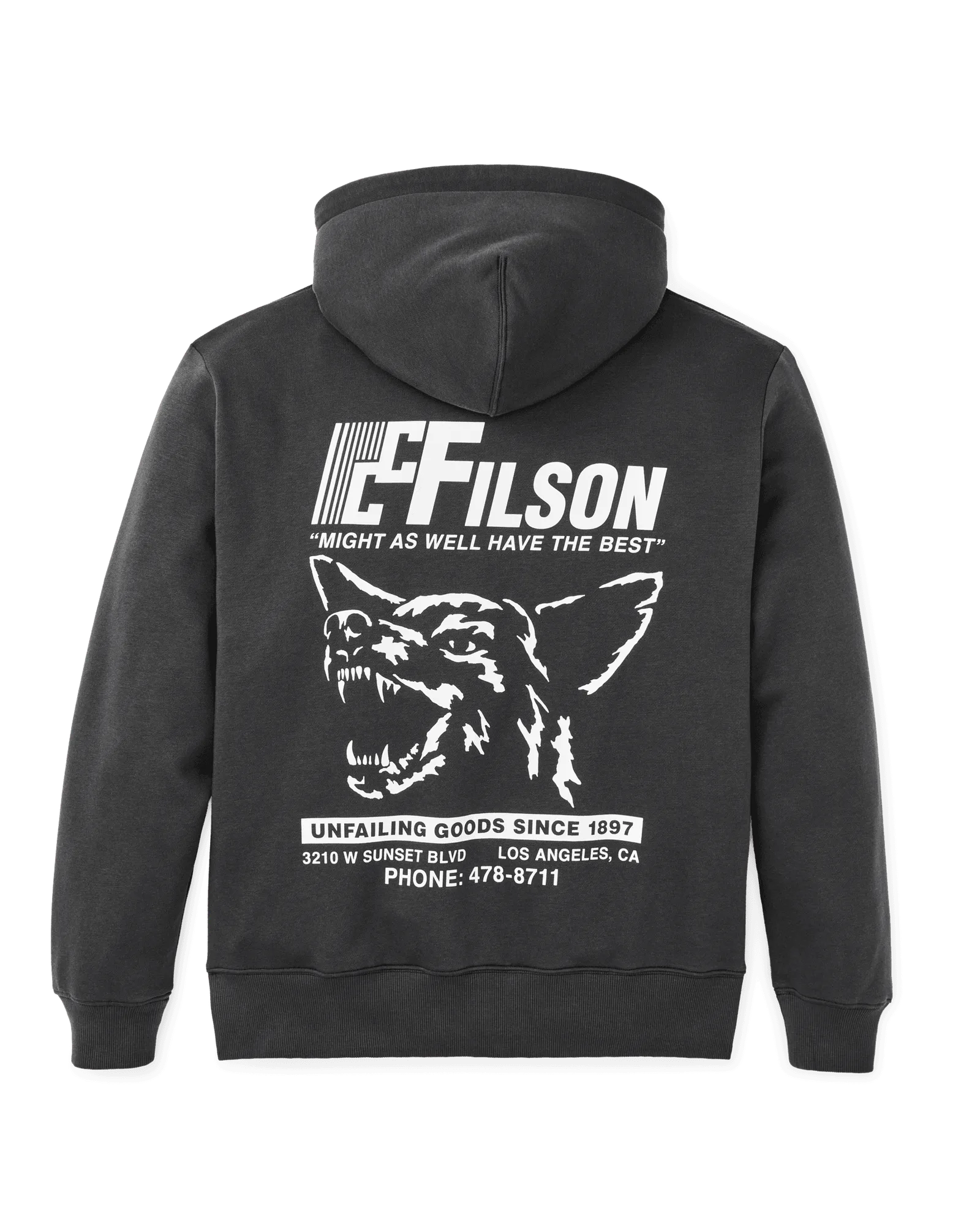 Silver Lake Graphic Hoodie - Faded Black