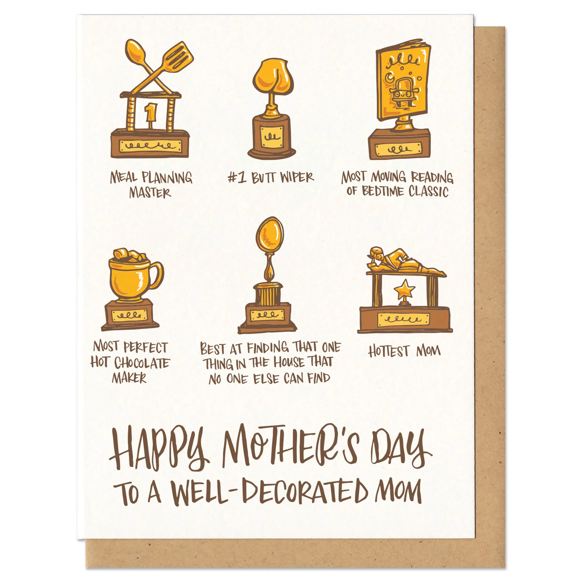 Well-Decorated Mom Greeting Card