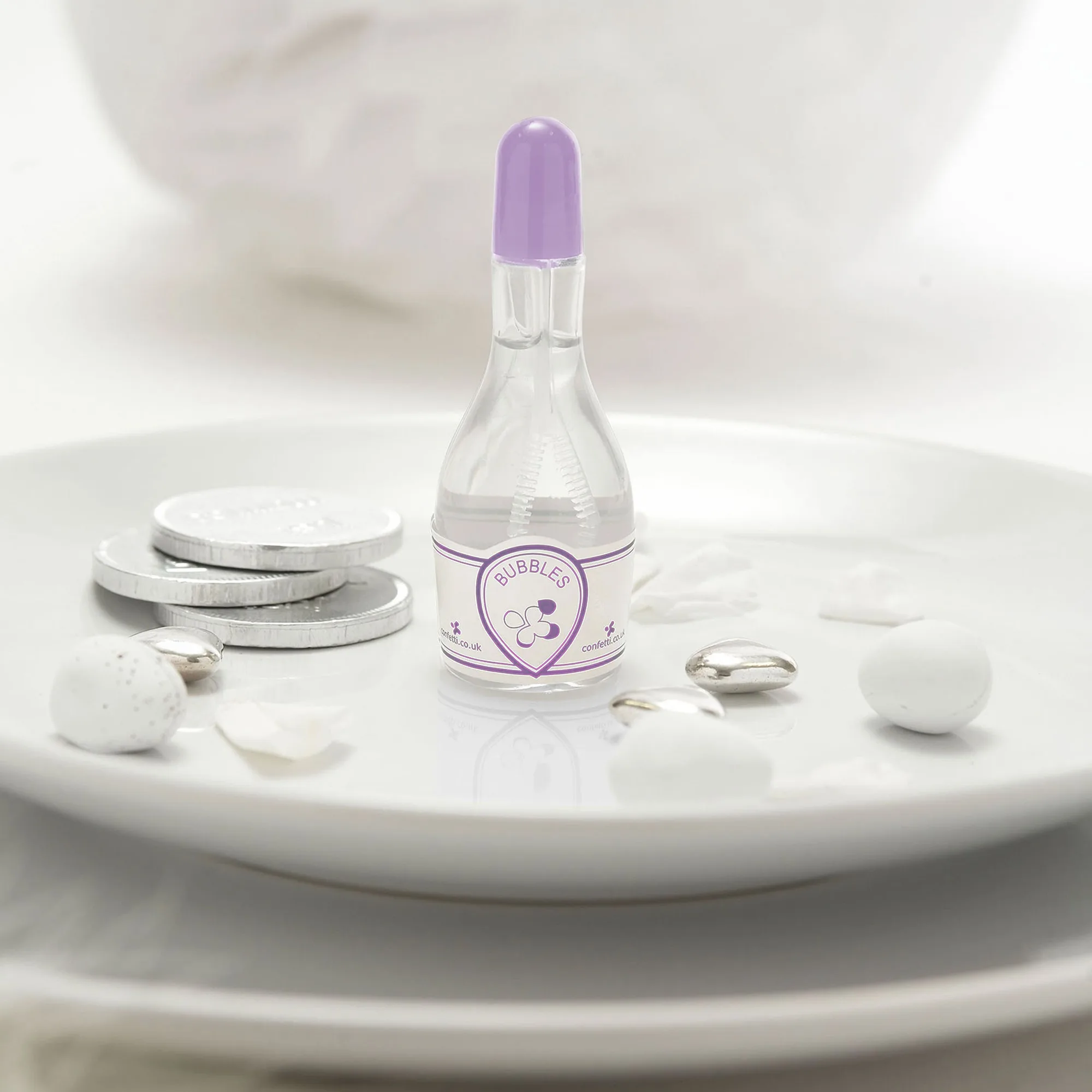 Wedding Favor Bubbles - Lilac - Pack of 24