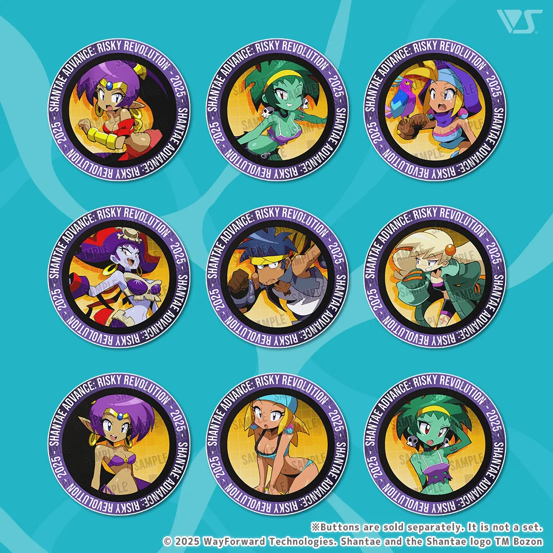 Shantae Series 2.25" Button Pin