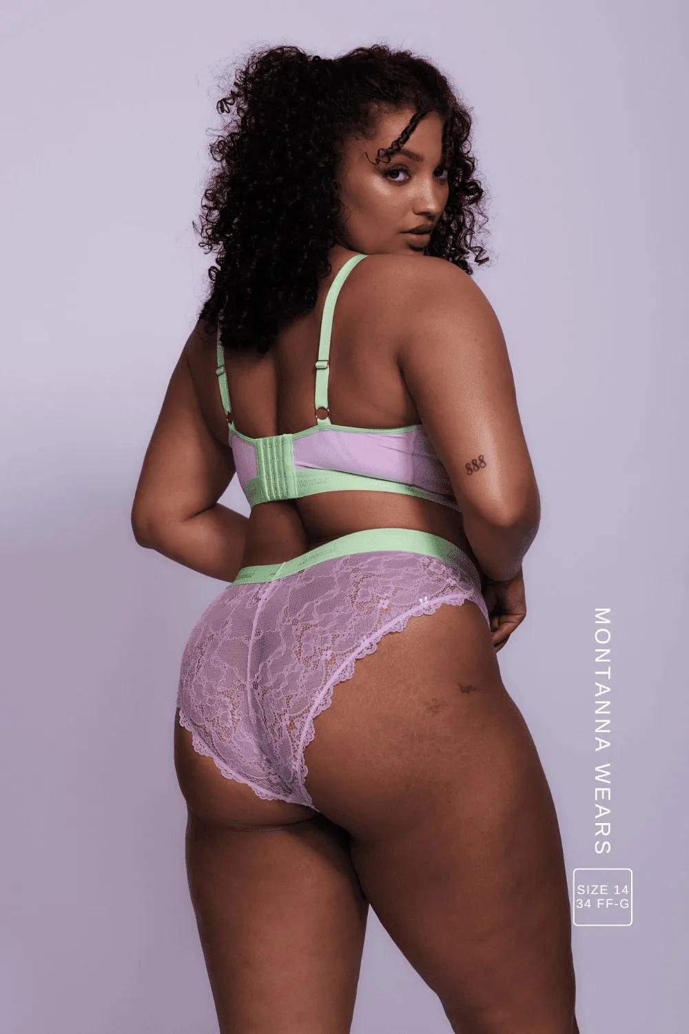 Signature Lace Brazilian - Pastel Lilac