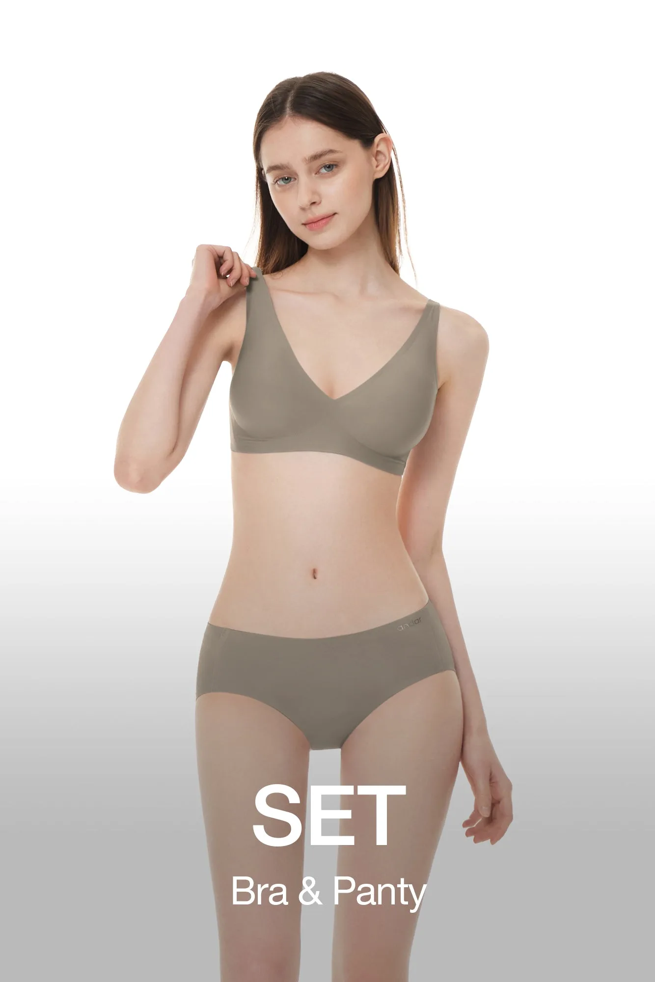 Pflege von BH und Slip-Sets mit Haken und Ösen