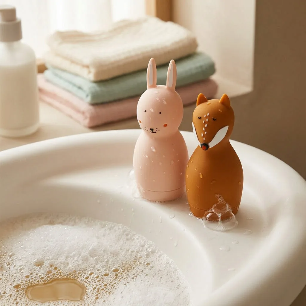Bath Toy Squeezy Animals - Mrs. Rabbit & Mr. Fox
