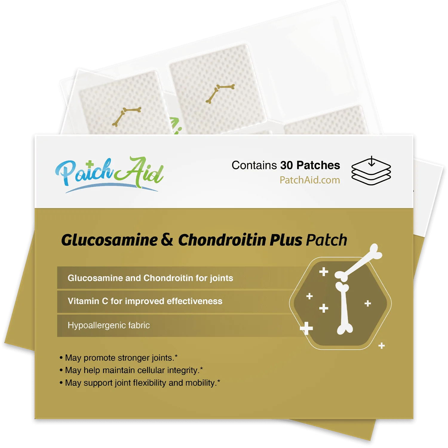 Glucosamine and Chondroitin Topical Plus Vitamin Patch