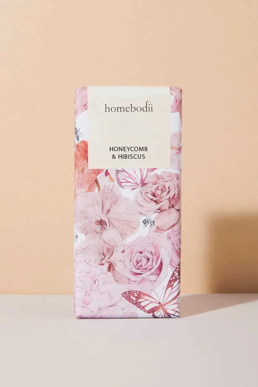 Homebodii x Bahen & Co Honeycomb and Hibiscus