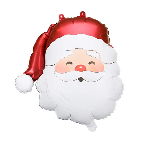 Globo de helio de aluminio con forma de Papá Noel de Navidad 58cm / 23 in