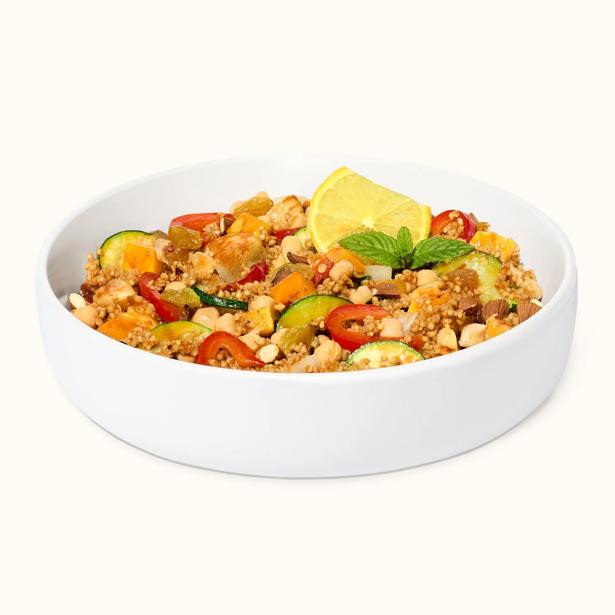 Harissa Chickpea + Squash Tagine vs. Almond Satay Brussels Sprouts + Carrot Harvest Bowl: Which Organic Bowl Wins?