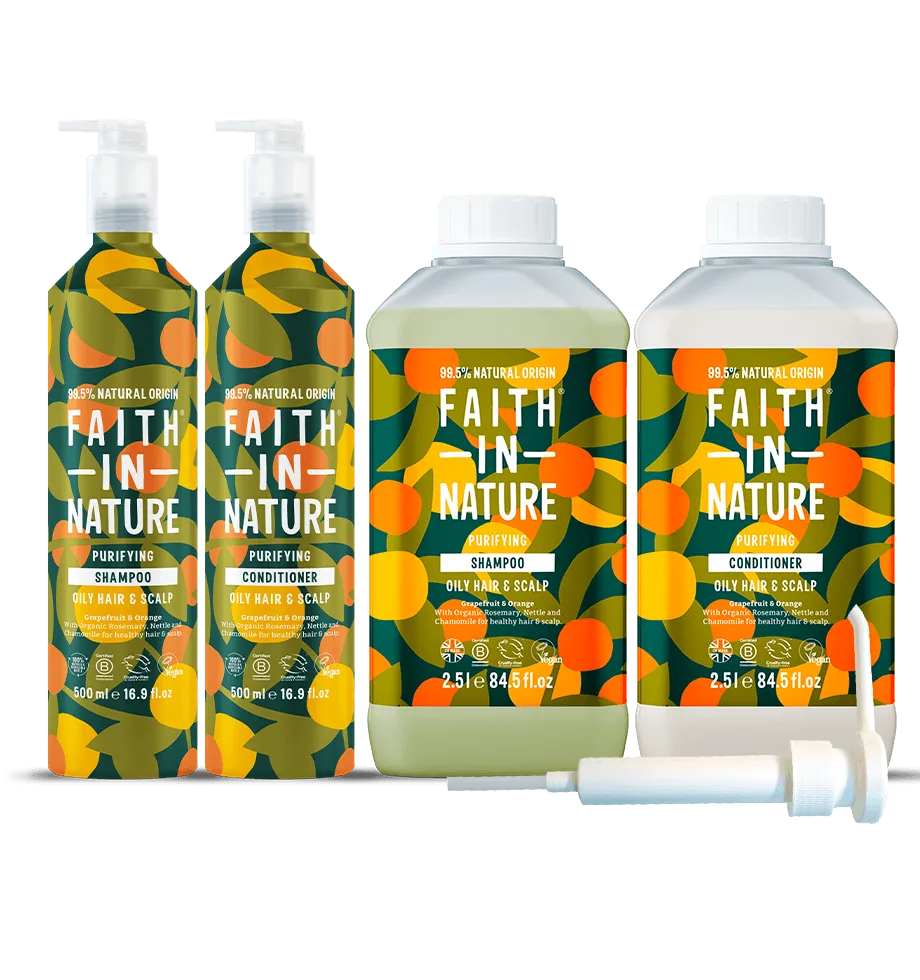 Grapefruit & Orange Shampoo & Conditioner Refill Set Guide