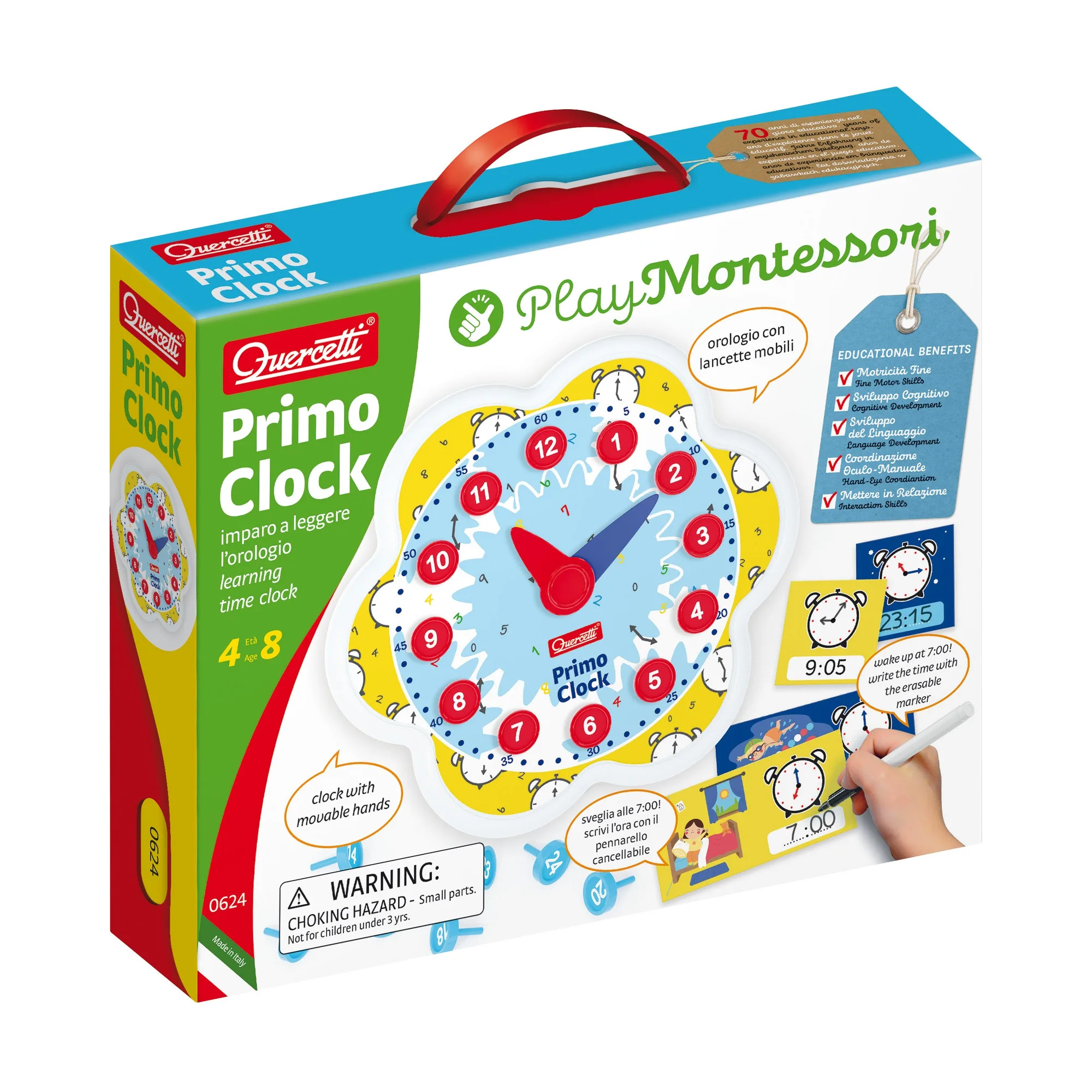 Primo Clock: Teaching Toddlers to Tell Time