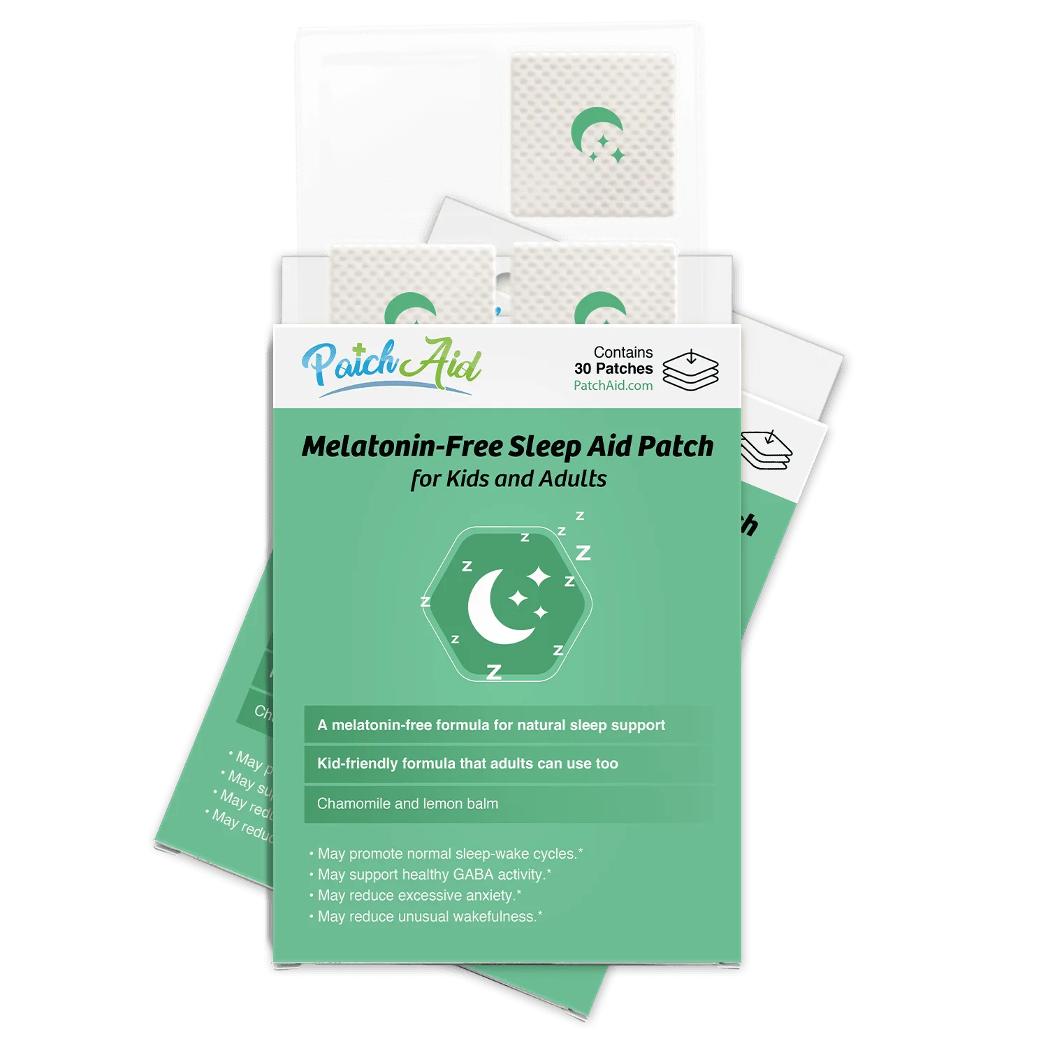Melatonin-Free Sleep Aid Topical Patch for Kids and Adults