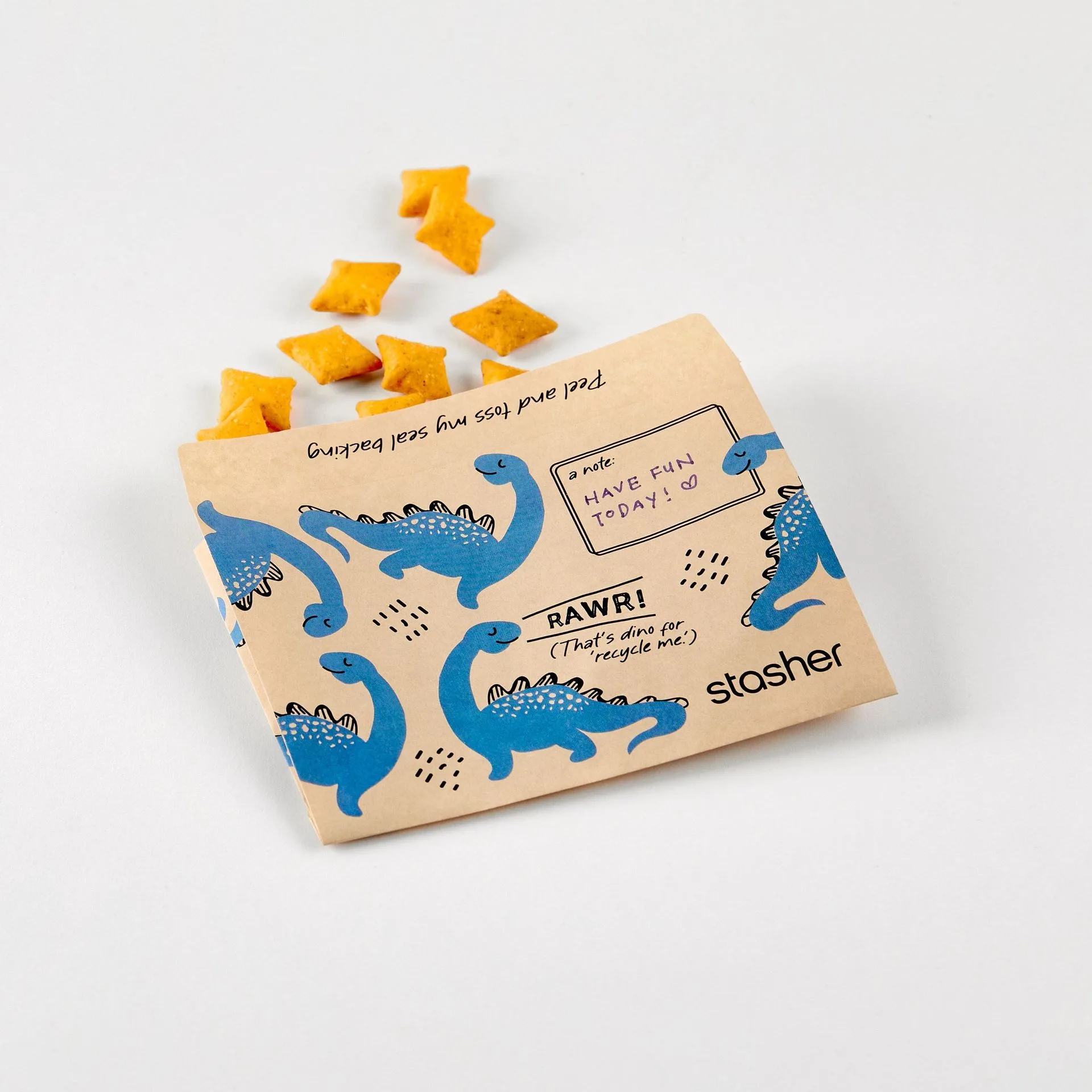 Recyclable Paper Snack Bags 50ct