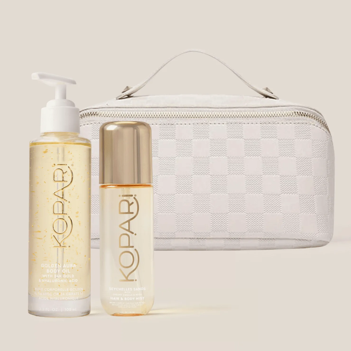 Näin kerrostat Vanilla & Musk Sunset Glow -setin