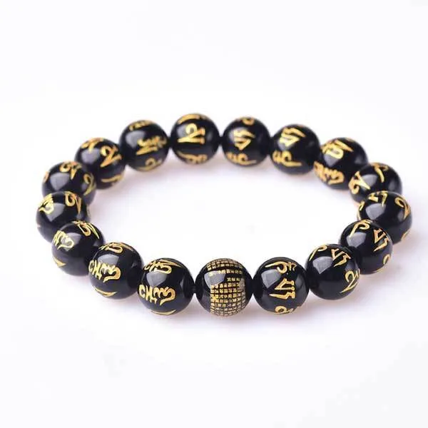 Feng Shui Zwarte Obsidiaan Mantra Armband: Review en Toepassingen