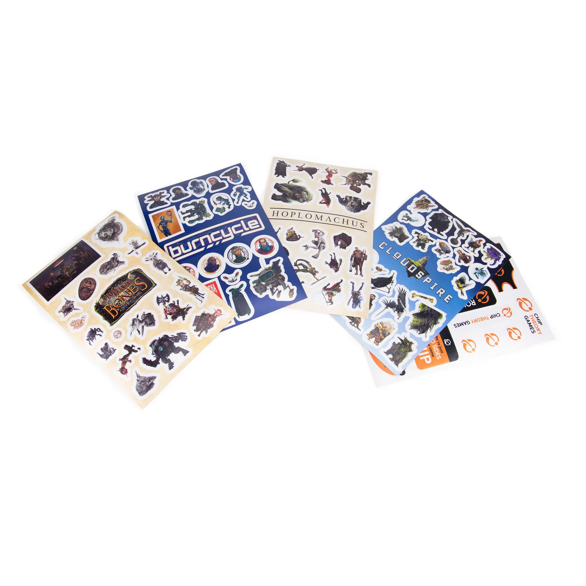 Chip Theory Games Pack d'autocollants assortis