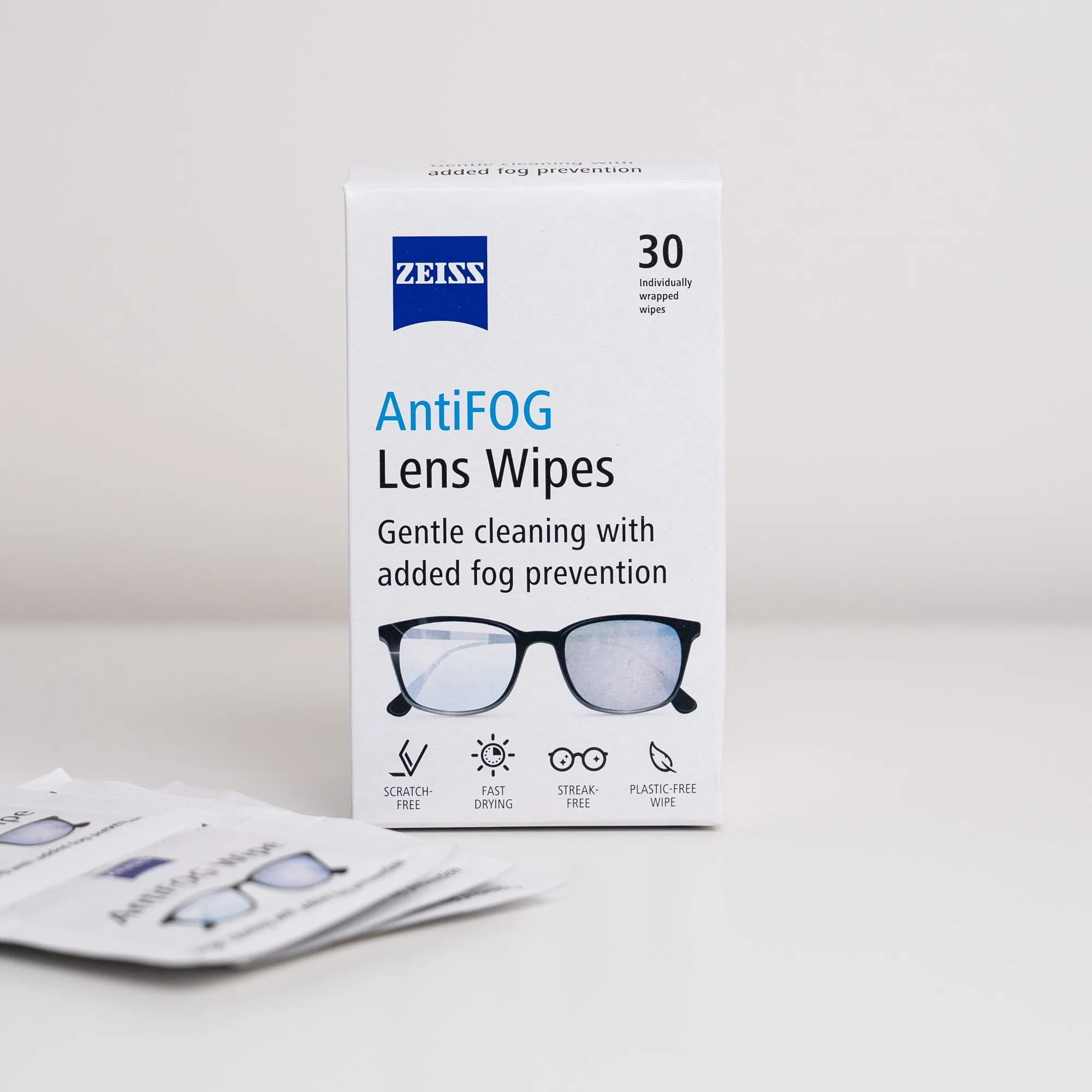 Zeiss AntiFOG Lens Wipes - 30 pack