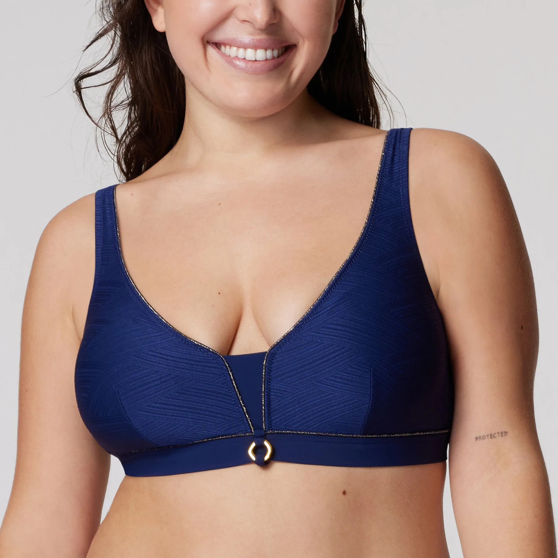 Parte superior de bikini sin aros Caldera