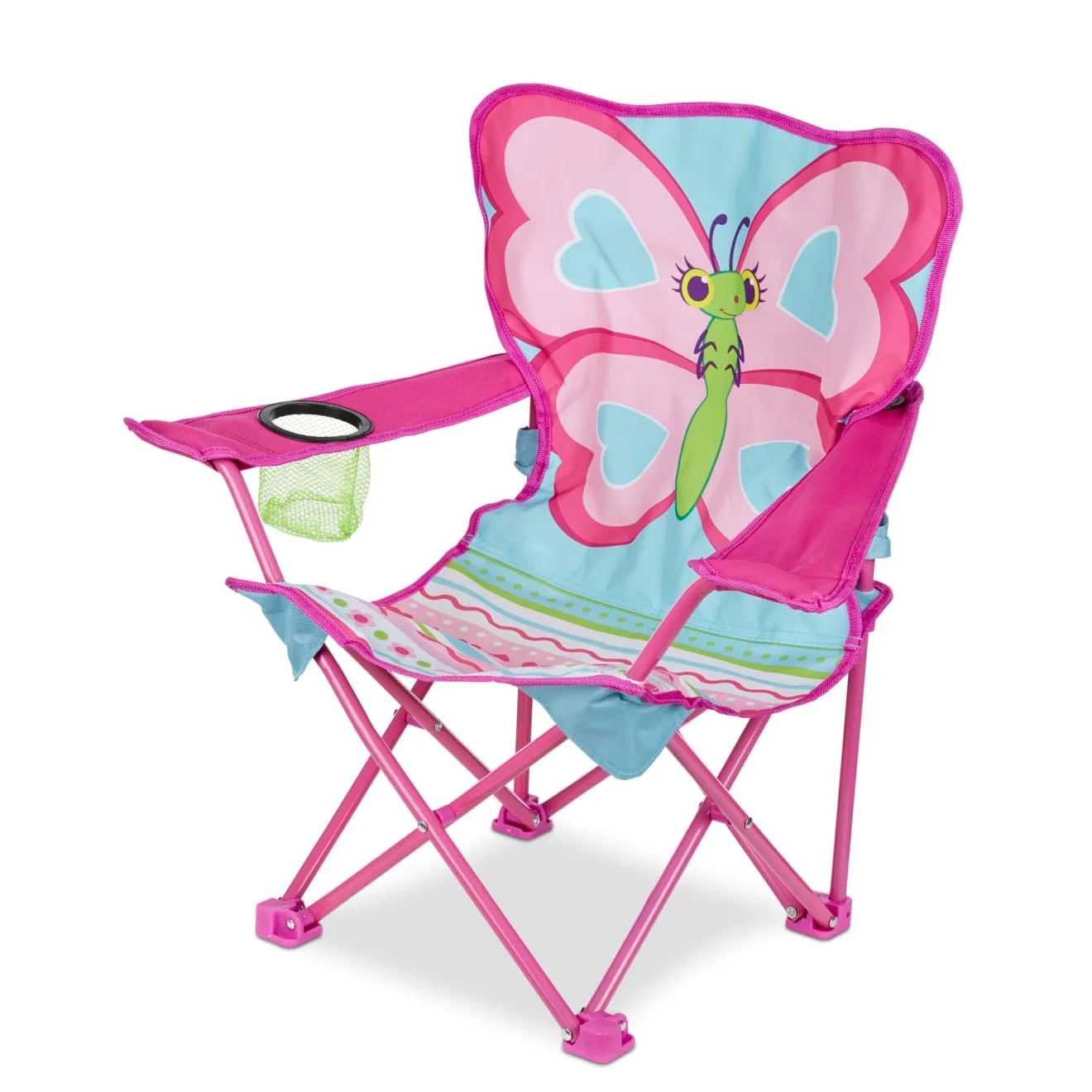 Cutie Pie Butterfly Camp Chair: Comfort and Style for Kids