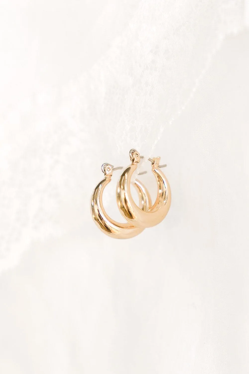 Thick Hoop Earrings