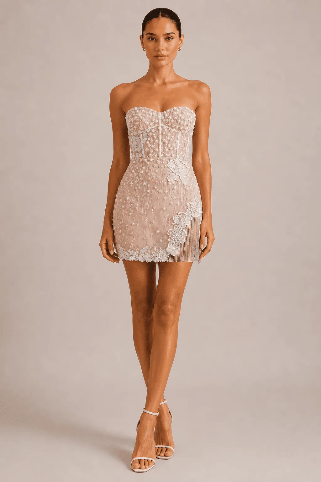 Archive Seta & Pizzo Pearl Rose Blossom Mini