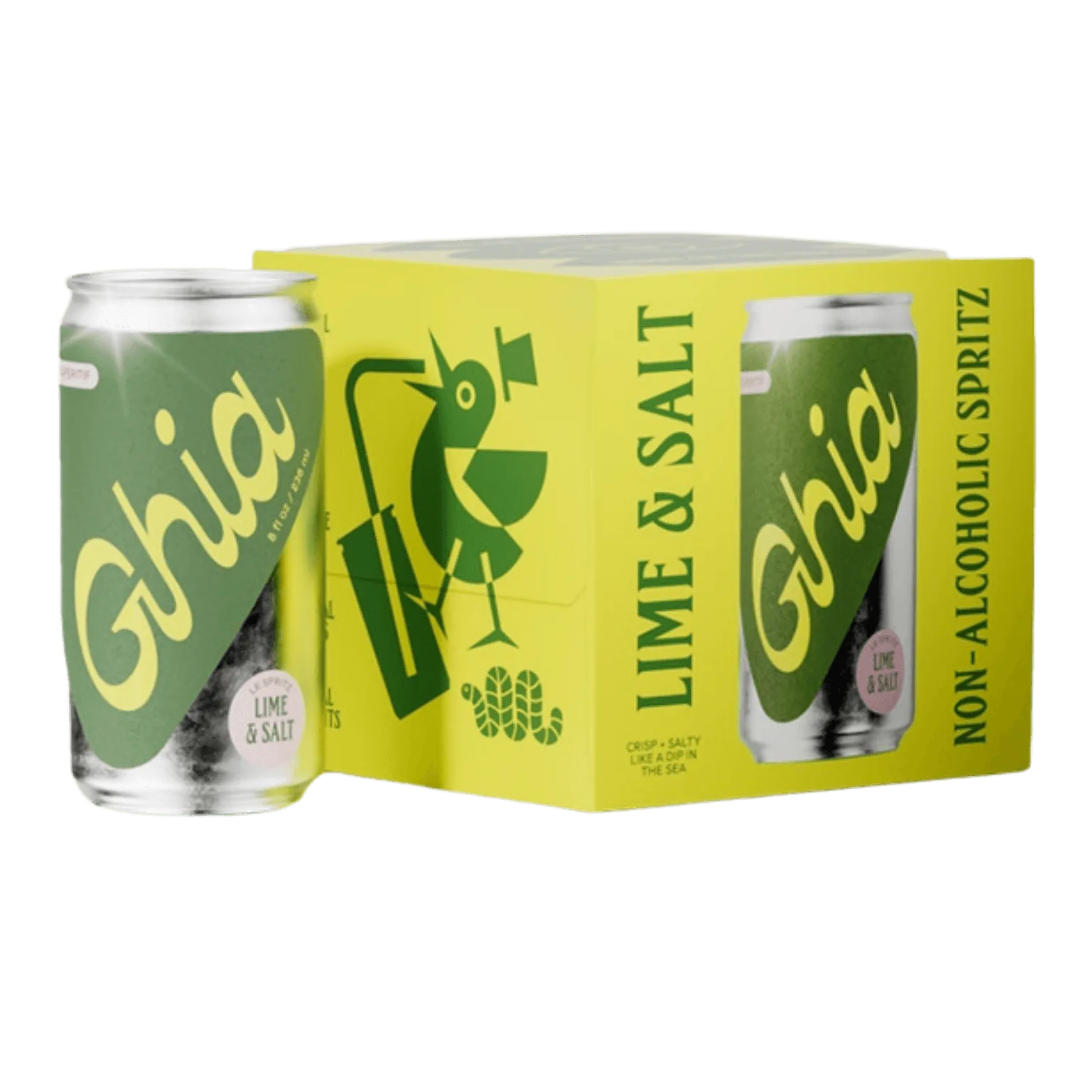 Non-Alcoholic Aperitif Guide: Ghia Lime & Salt 4-Pack