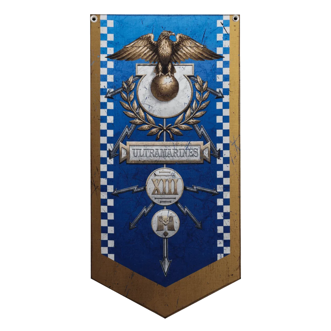 Warhammer The Horus Heresy Ultramarines Wall Banner