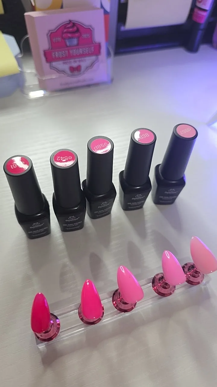 Handgeschilderde press-on nagels (maat MEDIUM)