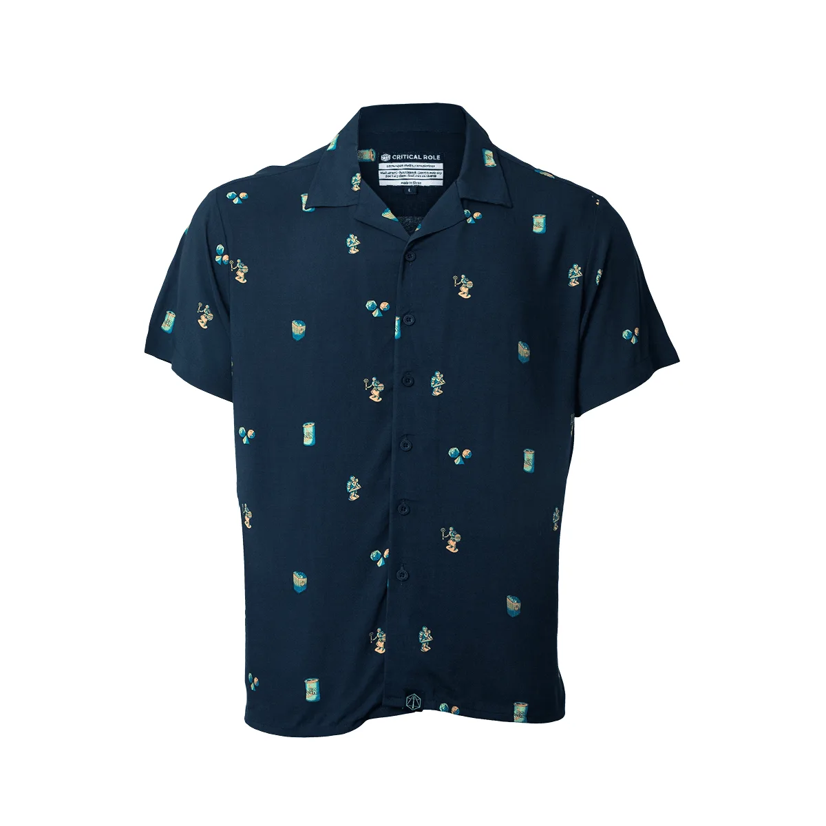 Critical Role Game Night Camp Shirt: A Versatile Layering Piece