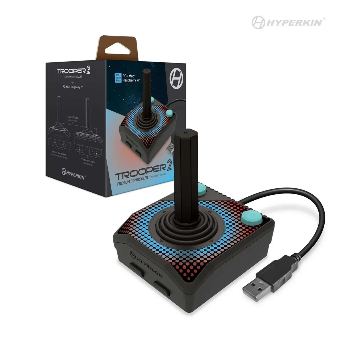 Trooper 2 Premium Atari Controller for PC - Hyperkin