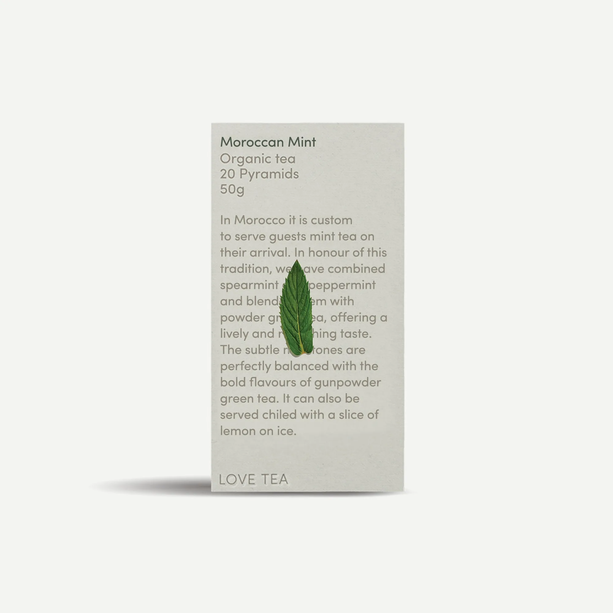 Moroccan Mint Loose Leaf vs. Pyramid Tea Bags