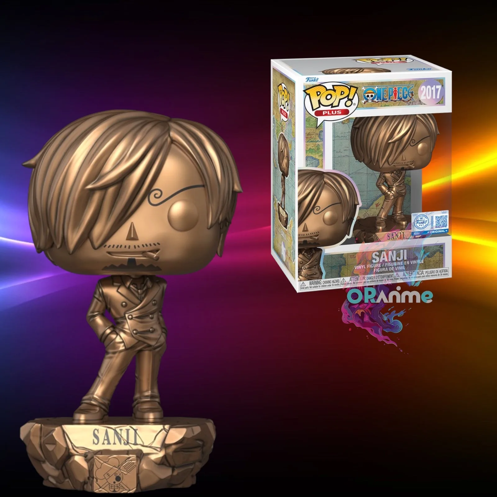 Funko Pop Puls One Piece Sanji Statue (Bronze) #2017