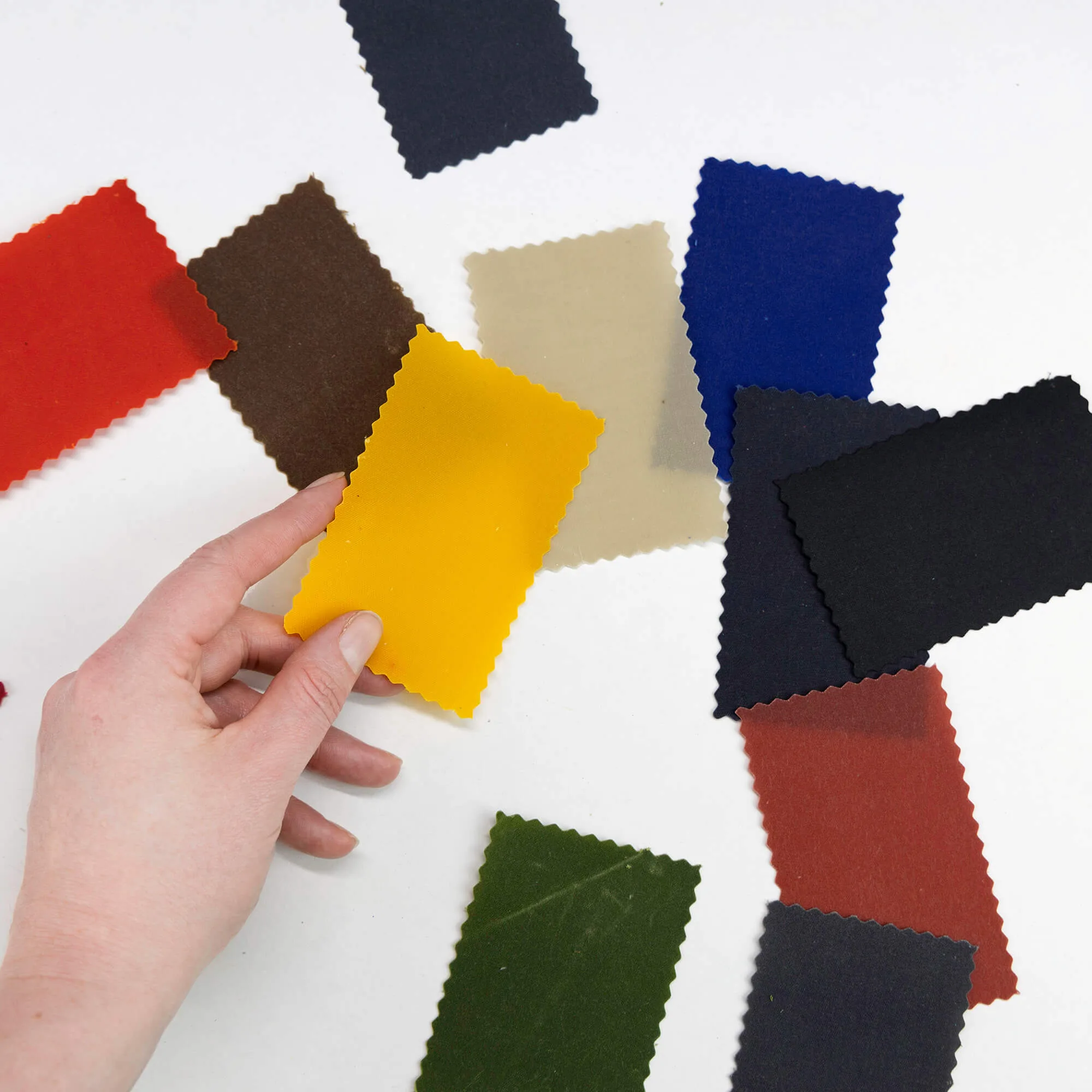 Gewast canvas stalen: kies uw stof