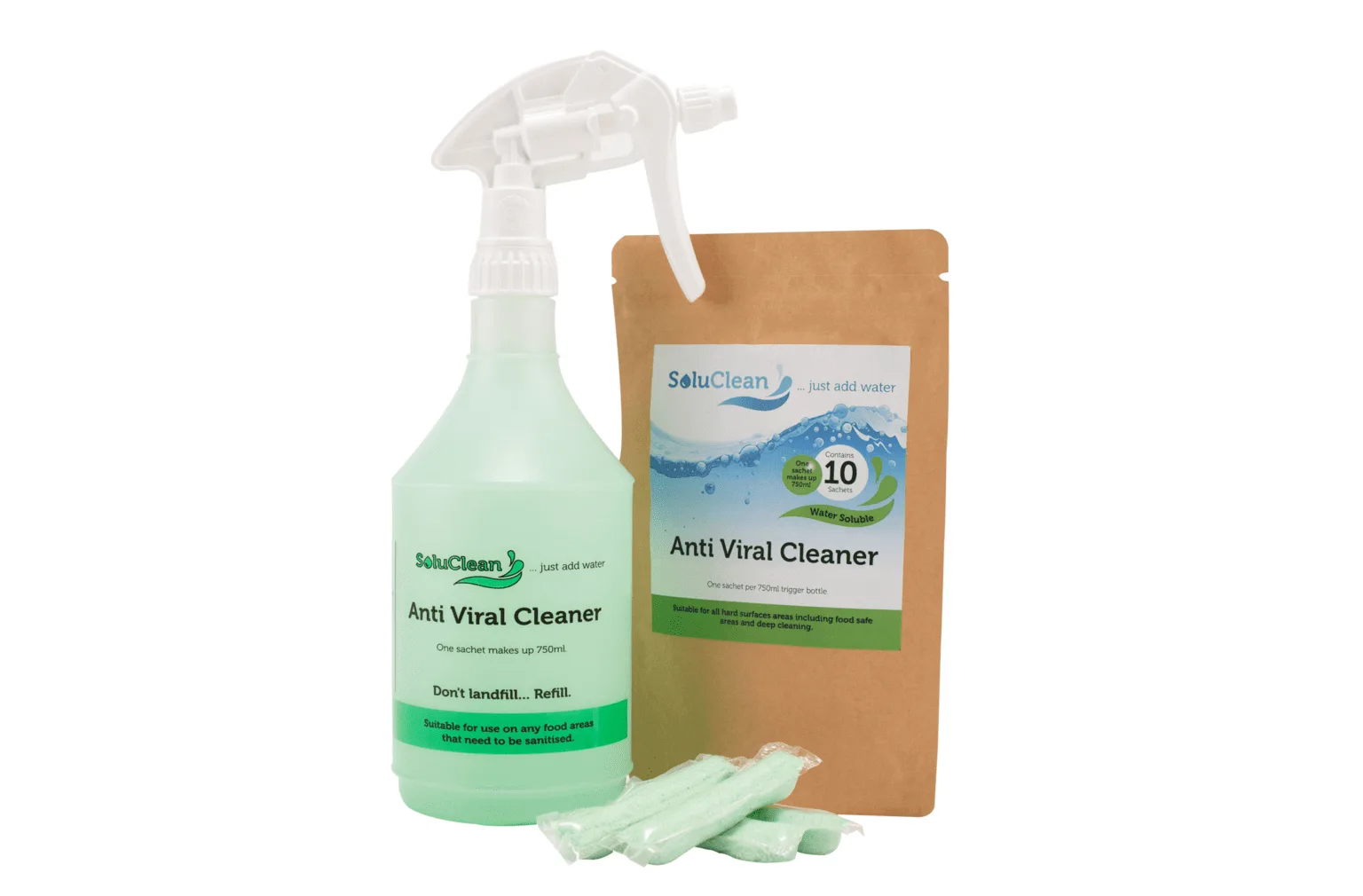 SoluClean 안티바이러스 클리너 1×10 사셰