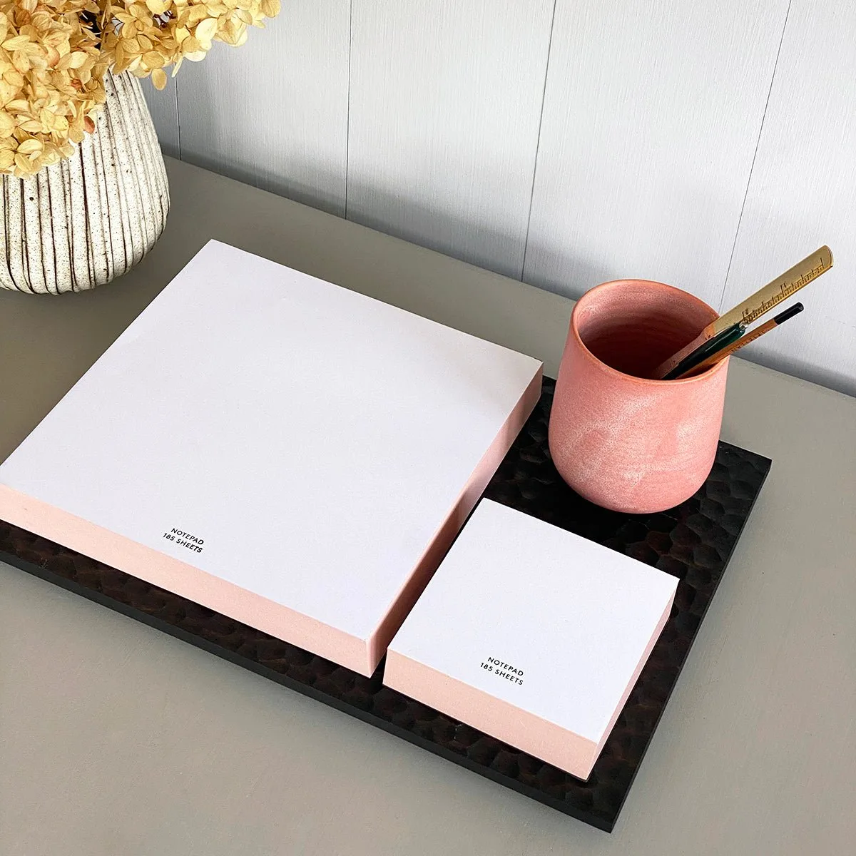 Color-edged Pads: Matte Blush, 3 sizes