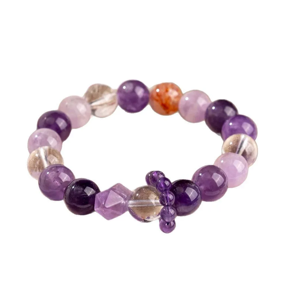Bracciale in ametista chiarezza divina