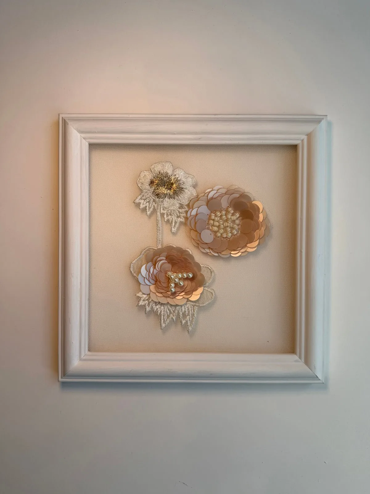 Embroidery No. 108 - Signed & Numbered Framed Couture Embroidery