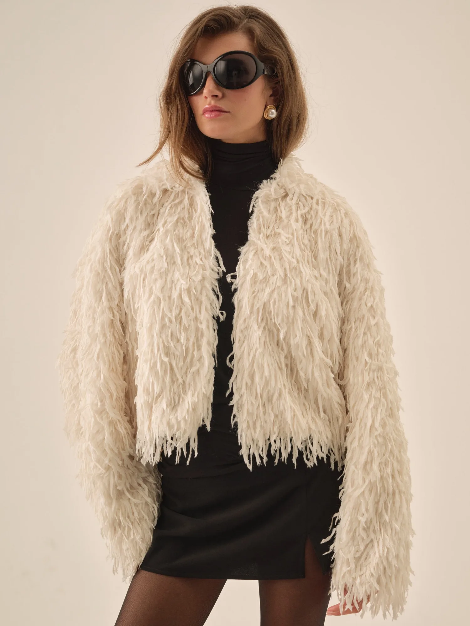 How to Care for Your Ruffle Faux Feather Jacket