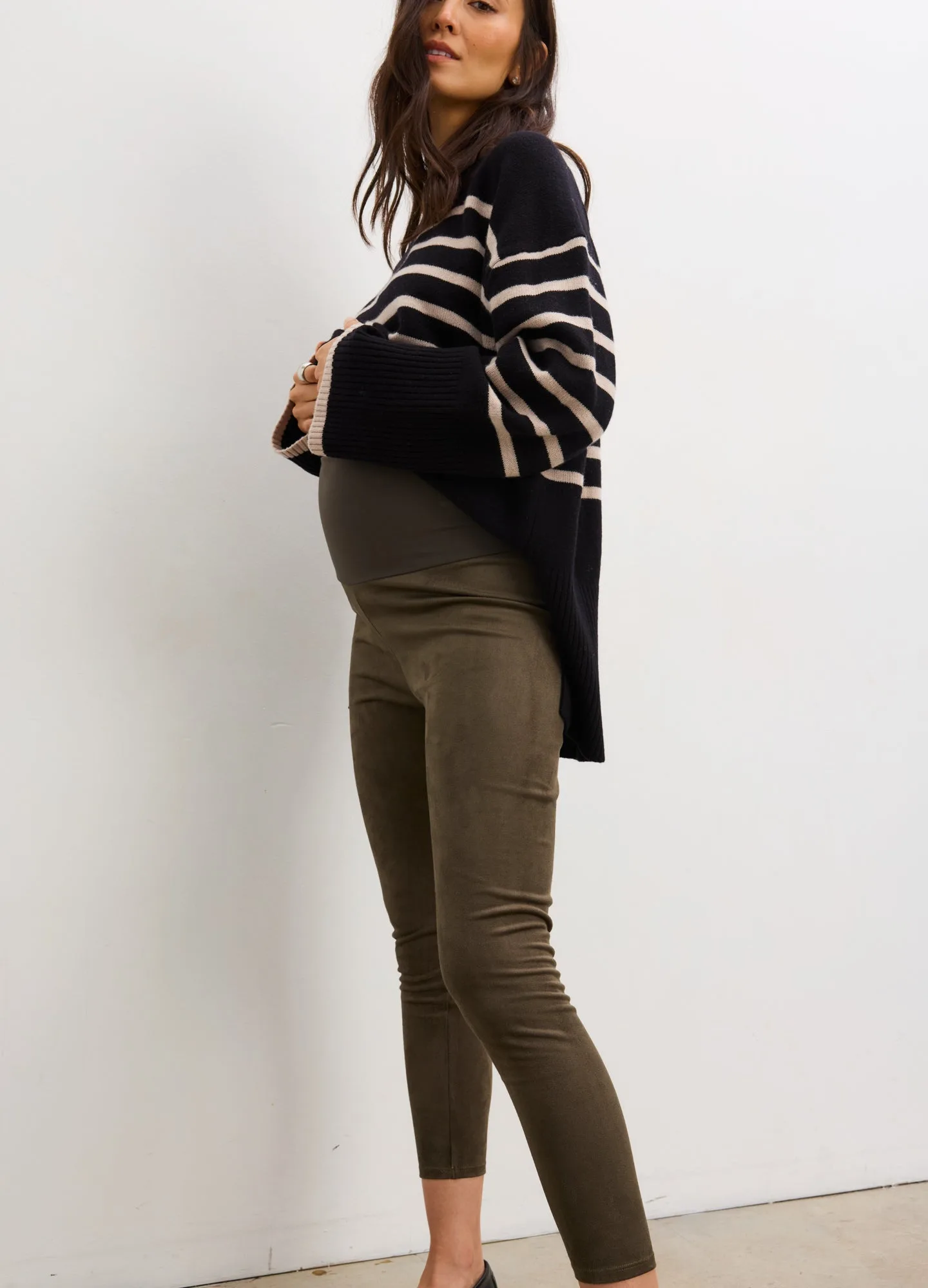 The Vegan Stretch Suede Legging: Comfort Meets Style
