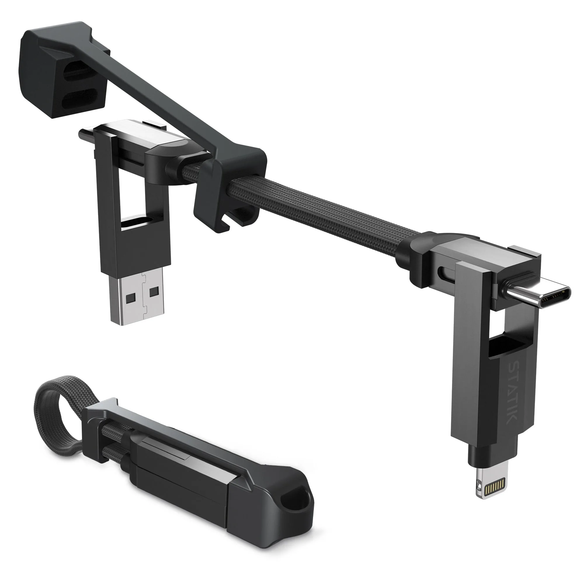 Statik® KeyCharge | Universal On-The-Go Charging Cable