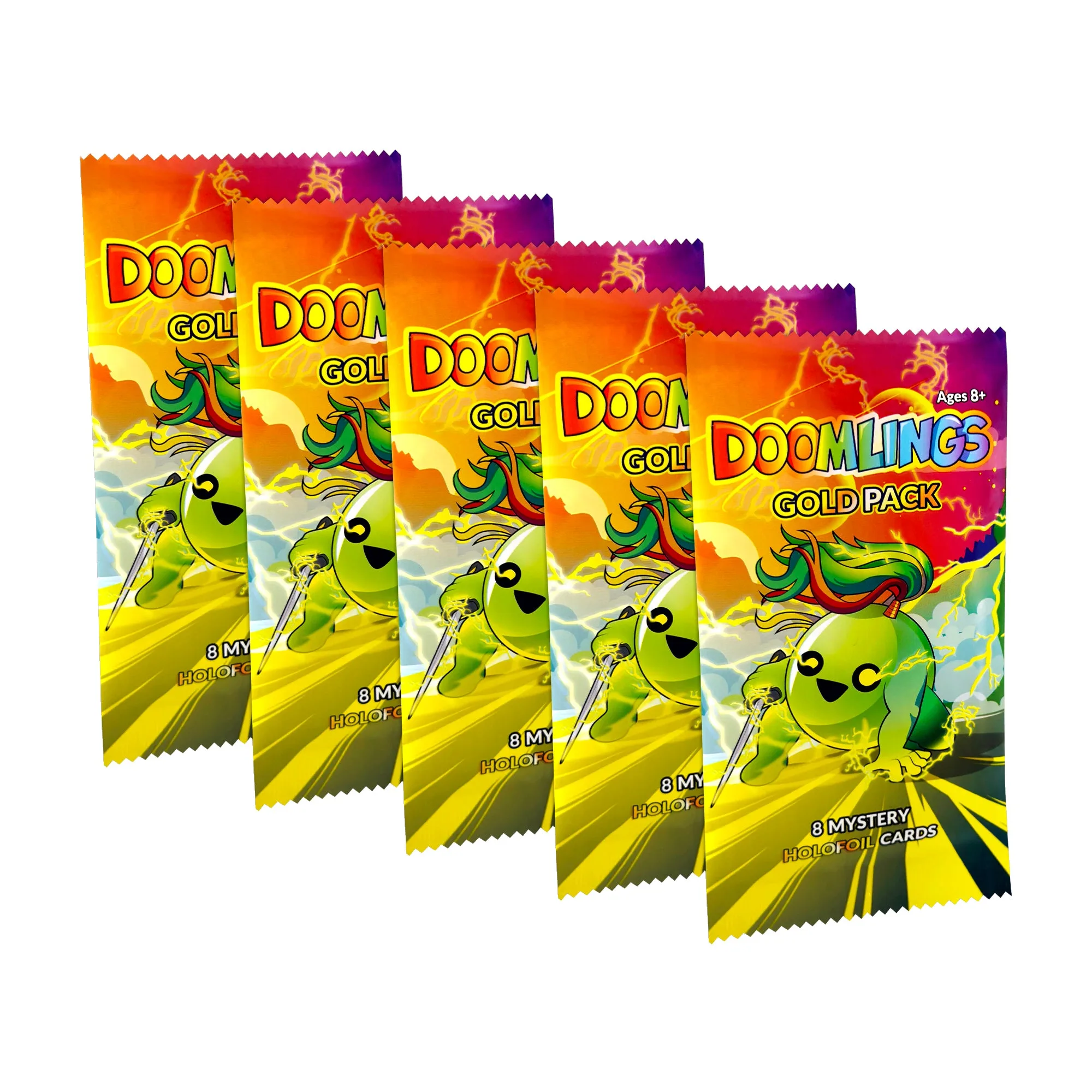 Doomlings Base Set Gold Pack (5-Pack)